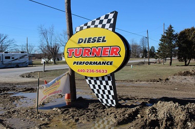 Diesel Turner Performance Sign